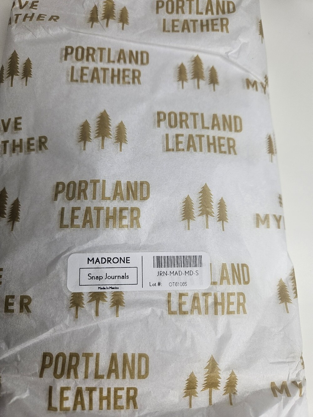 Portland Leather Goods Limited Edition 10th Anniversary Snap Journal Madrone - Picture 10 of 11